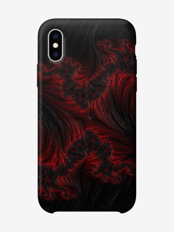 Black & red pattern case